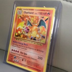 Rare charizard card
